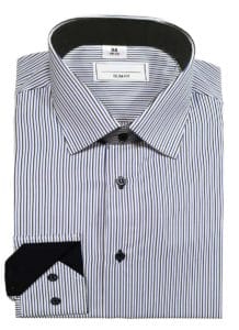 koszula w paski, jasna koszula do pracy