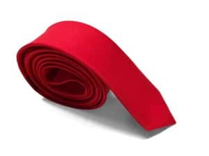 krawat czerwony