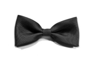 Muszka grafit, tania do garnituru, klasyczna