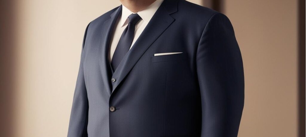 duże rozmiary garniturów